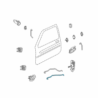 OEM 2004 Buick Regal ROD, Door Locking Diagram - 10439200