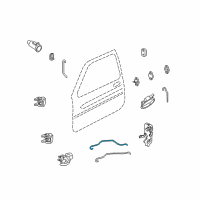 OEM 2004 Buick Regal ROD, Door Locking Diagram - 10439188