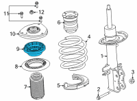 OEM Ford BEARING - FRONT SUSPENSION STR Diagram - LX6Z-18198-E