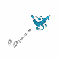 OEM 2014 Lexus RX450h Column Assembly, Electrical Diagram - 45250-0E081