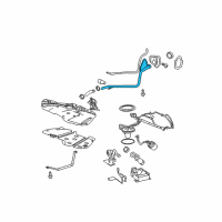 OEM Chevrolet Filler Pipe Diagram - 25823421