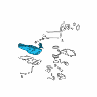 OEM 2008 Chevrolet Cobalt Fuel Tank Diagram - 20834707