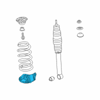 OEM 2017 Acura RDX Seat, Rear Spring (Lower) Diagram - 52748-TX4-A00
