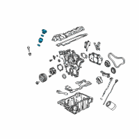 OEM 2004 Buick Rendezvous Oil Filler Cap Diagram - 12572898