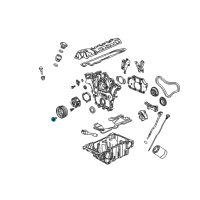 OEM GMC Acadia Limited Crankshaft Balance Bolt Diagram - 11549124