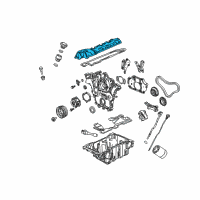 OEM Saturn Vue Valve Cover Diagram - 12647768