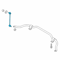 OEM 2018 Ram ProMaster City Stabilizer Bar Diagram - 68477442AA