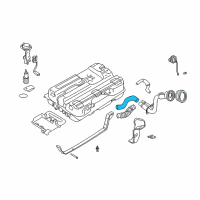 OEM 2002 Nissan Quest Hose-Filler Diagram - 17228-7B000