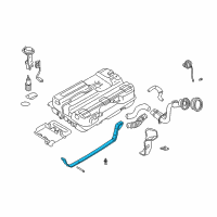 OEM Nissan Quest Band Assy-Fuel Tank Mounting Diagram - 17406-7B000