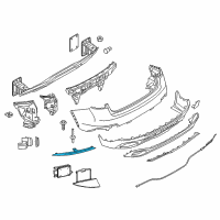 OEM BMW Rear Reflector, Rear Left Diagram - 63-14-7-317-253