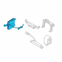 OEM 2013 Kia Rio Module Assembly-Smart Key Diagram - 954801W010