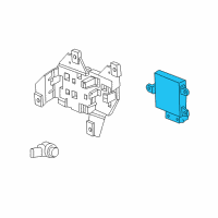 OEM 2008 Cadillac SRX Rear Object Alarm Module Assembly Diagram - 20756145