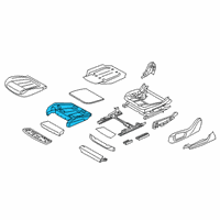 OEM 2022 BMW 740i xDrive Comfort Seat Upholstery, Right Diagram - 52-10-7-478-175