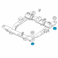 OEM 2004 Kia Sedona Rubber-Member Mounting, L Diagram - 0K55234892