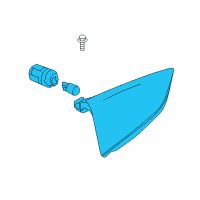OEM 2016 Nissan Leaf Side Marker Lamp Assy-LH Diagram - 26185-3NF0A