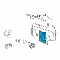 OEM 2010 Dodge Charger Cooler-CONDENSER And Trans Cooler Diagram - 68050127AB