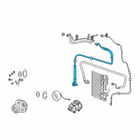 OEM Dodge Magnum Line-A/C Suction Diagram - 4596486AE