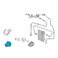 OEM 2005 Dodge Magnum PULLY Kit-A/C Compressor Diagram - 5140425AA