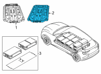 OEM 2021 Ford Mustang Mach-E BATTERY Diagram - LJ9Z-10B759-C