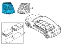 OEM 2021 Ford Mustang Mach-E BATTERY Diagram - LJ9Z-10B759-A