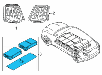 OEM 2021 Ford Mustang Mach-E ARRAY ASSEMBLY - TRACTION BATT Diagram - LJ9Z-10D672-P