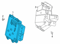 OEM Chevrolet Transmission Controller Diagram - 24045031