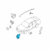 OEM Infiniti M45 Sensor Assembly-Seat Belt Diagram - 98880-AT310