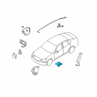 OEM 2009 Infiniti M35 Sensor-Side Air Bag Center Diagram - K8820-EV50A