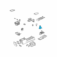 OEM 2005 Acura TSX Boot, Change Lever (Black) Diagram - 83415-SEC-A01ZB
