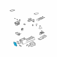 OEM Acura TSX Garnish, Center Console (Light Cream Ivory) Diagram - 83403-SDA-A01ZE