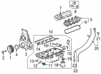 OEM Cadillac CT5 Drain Plug Diagram - 12625298