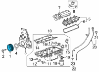 OEM 2020 Chevrolet Camaro BALANCER ASM-CR/SHF Diagram - 12713718