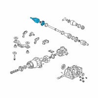 OEM 1999 Honda CR-V Joint Set, Outboard Diagram - 42330-S0E-306