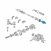 OEM 1999 Honda CR-V Joint, Inboard Diagram - 42320-S0E-300