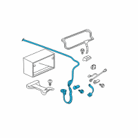 OEM 2006 Buick Lucerne Cable Asm-Battery Positive Diagram - 15861688