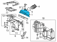 OEM Honda Civic COVER, AIR CLEANER Diagram - 17210-64S-A01