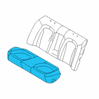 OEM 2021 Kia Forte Cushion Assembly-Rr Seat Diagram - 89100M6100B4Z