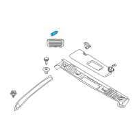 OEM BMW 650i Car Bulbs Diagram - 53217160797