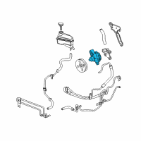 OEM 2006 Cadillac SRX Power Steering Pump Diagram - 25900771