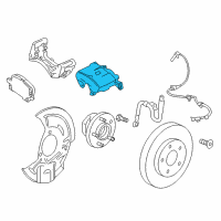 OEM Buick Regal Sportback Caliper Diagram - 13507535