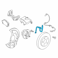 OEM Chevrolet Malibu Brake Hose Diagram - 84199637