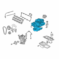 OEM 2009 Jeep Grand Cherokee Intake Manifold Diagram - 4591846BA