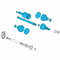 OEM Cadillac XTS Axle Diagram - 84628595