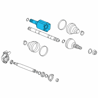 OEM 2013 Cadillac XTS CV Joints Diagram - 13333932