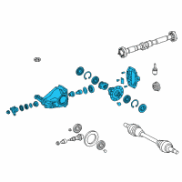 OEM Lexus Carrier Assembly, Differential Diagram - 41110-11040