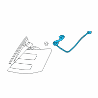 OEM 2016 Ford Taurus Socket & Wire Diagram - DG1Z-13410-A