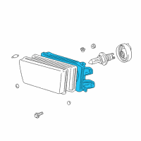 OEM 1996 Toyota 4Runner Housing Diagram - 81106-35211