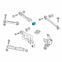 OEM BMW X1 Rubber Mounting Diagram - 33-32-6-765-534