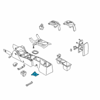 OEM 2004 Chrysler Sebring Cover-GEARSHIFT Diagram - MR958708