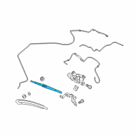 OEM 2012 Ford Focus Rear Blade Diagram - CV6Z-17528-C